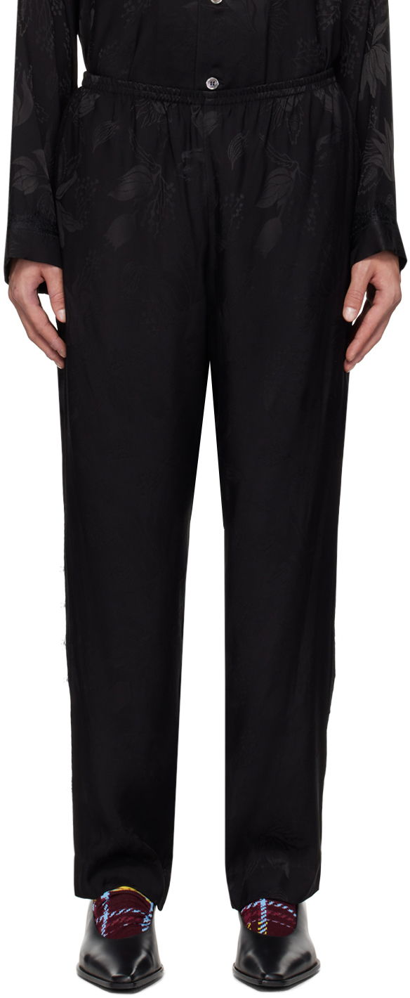 Floral Jacquard Lounge Trousers