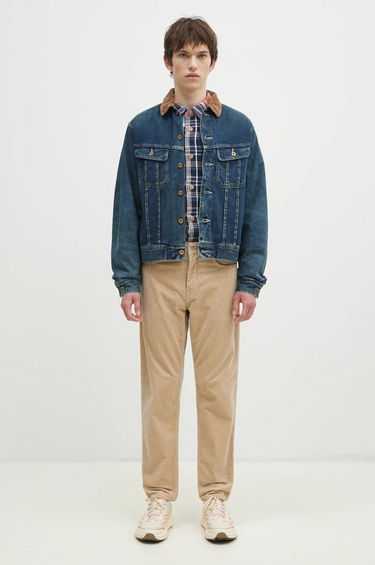 Bomber bunda Human Made Blanket Lined Denim Work Jacket Modrá | HM28JK010, 5