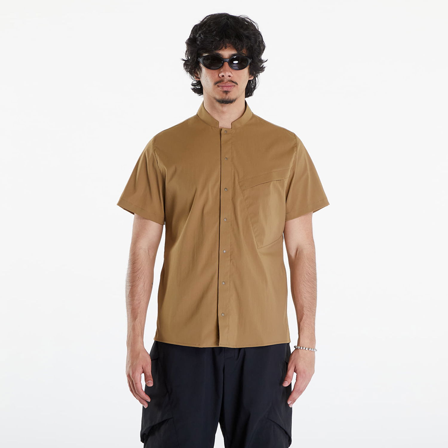 Košeľa Tilak Blade Short-sleeve Shirt Bronze Brown Hnedá | 10004507, 0