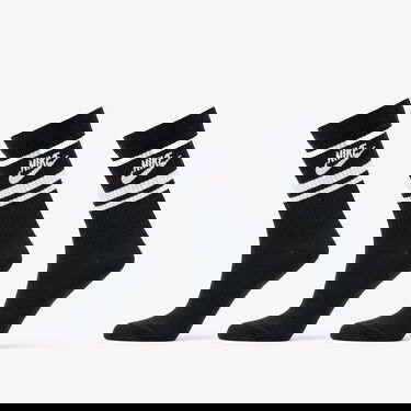Spodná bielizeň a ponožky Nike Stripe Socks 3-Pack Čierna | CQ0301-010, 0