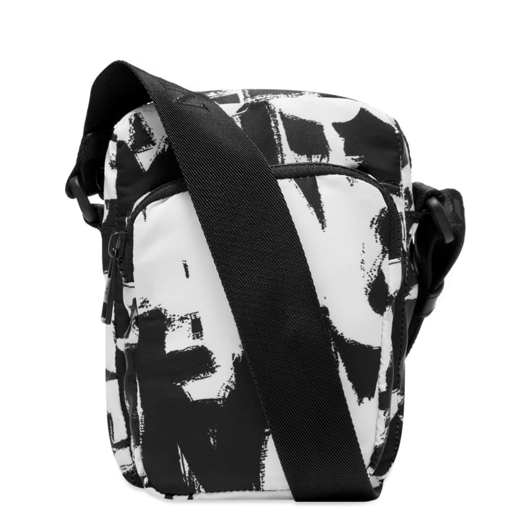 Taška cez rameno Alexander McQueen All Over Grafitti Logo Mini Messenger Bag Čierna | 6831121AAHE-1081, 0