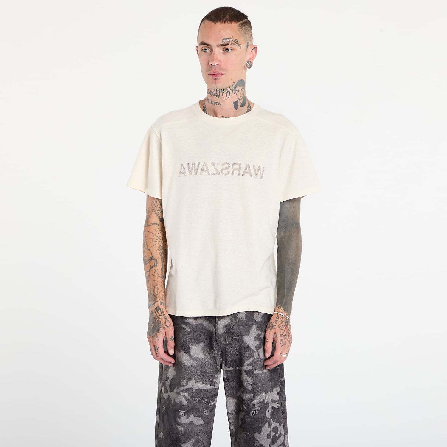 Tričko MISBHV Warszawa Cold Wave T-Shirt White Biela | 251M122, 0