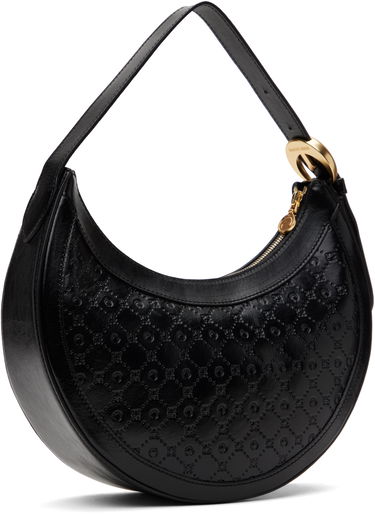 Kabelka Marine Serre Marine Serre Moonogram Embossed Leather Eclips Bag Čierna | WBA020A CLEA0051, 2