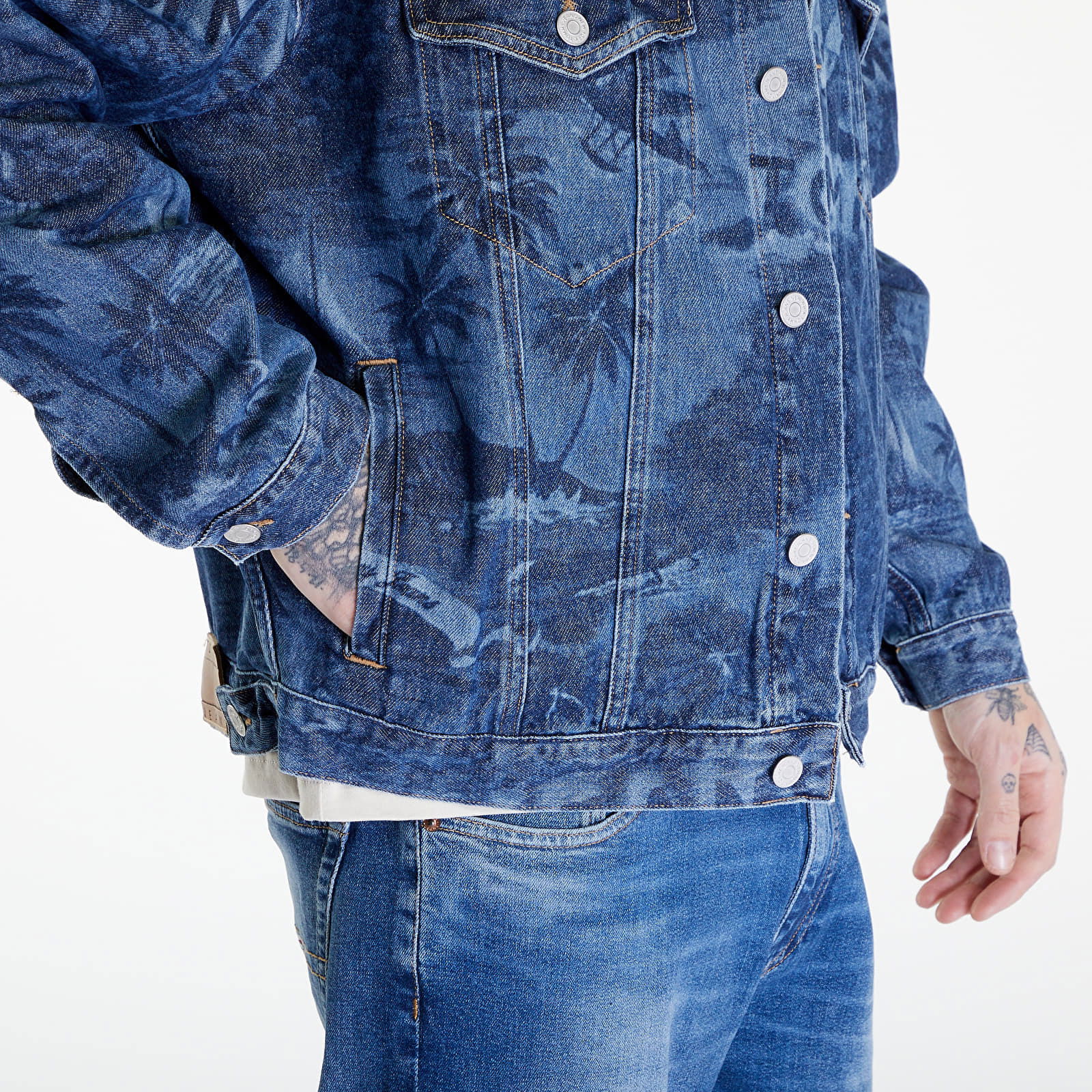 Aiden Oversized Trucker Jacket Denim