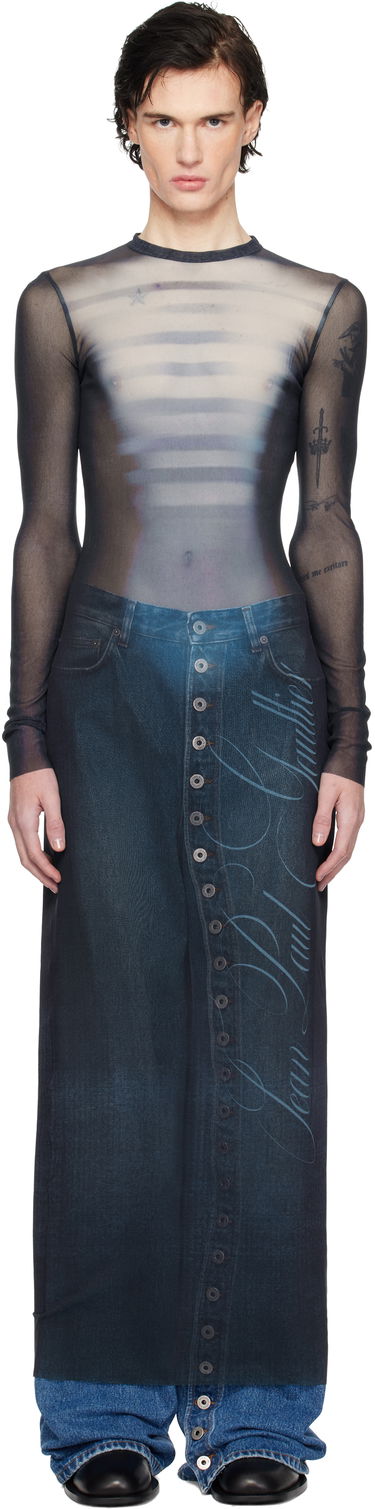 Tričko Jean Paul Gaultier Jean Paul Gaultier 'Le Mâle' Maxi Dress Rôznofarebný | 25/33-F-RO366-T576-595601, 0