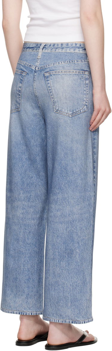 Džínsy rag & bone rag & bone Miramar Andi Wide Leg Jeans Modrá | WCW25P70028202, 2
