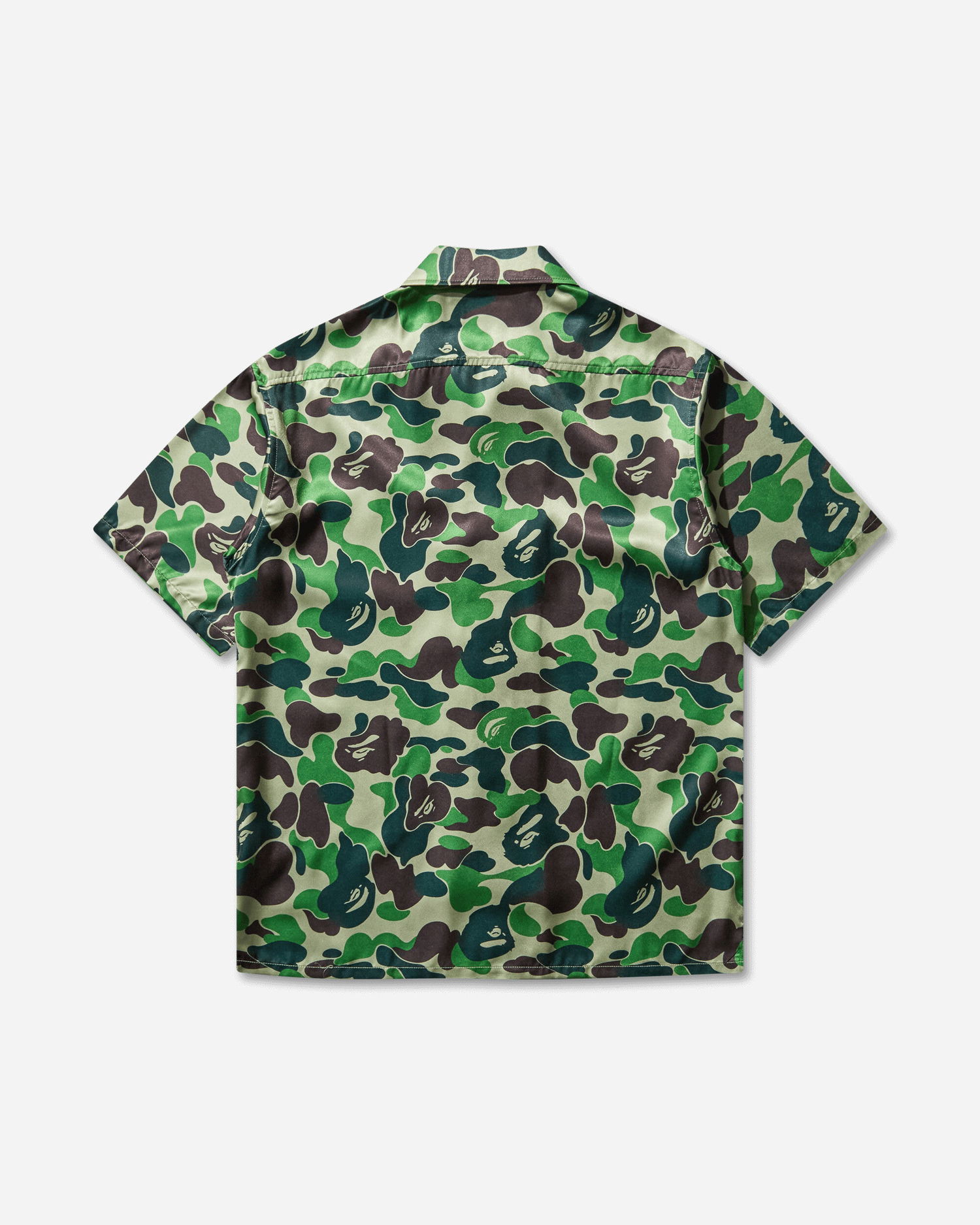 Košeľa BAPE ABC Camo Open Collar Shirt Zelené | 1L30132007 GREEN, 0