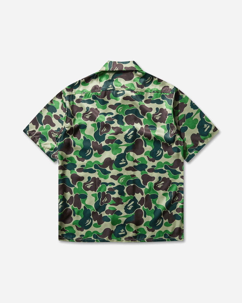 Košeľa BAPE ABC Camo Open Collar Shirt Zelené | 1L30132007 GREEN