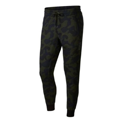Tepláky Nike Camouflage Knit Warm Pants Zelené | CJ0951-475, 0