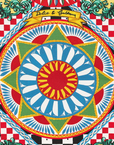 Tote bag Dolce & Gabbana Dolce & Gabbana Carretto Print Shopper Tote Bag Červená | TCS002TCAF1UC067, 1