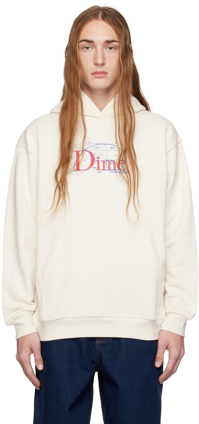 Mikina Dime Ratio Hoodie "Off-White" Biela | DIME23D2F10BON, 0