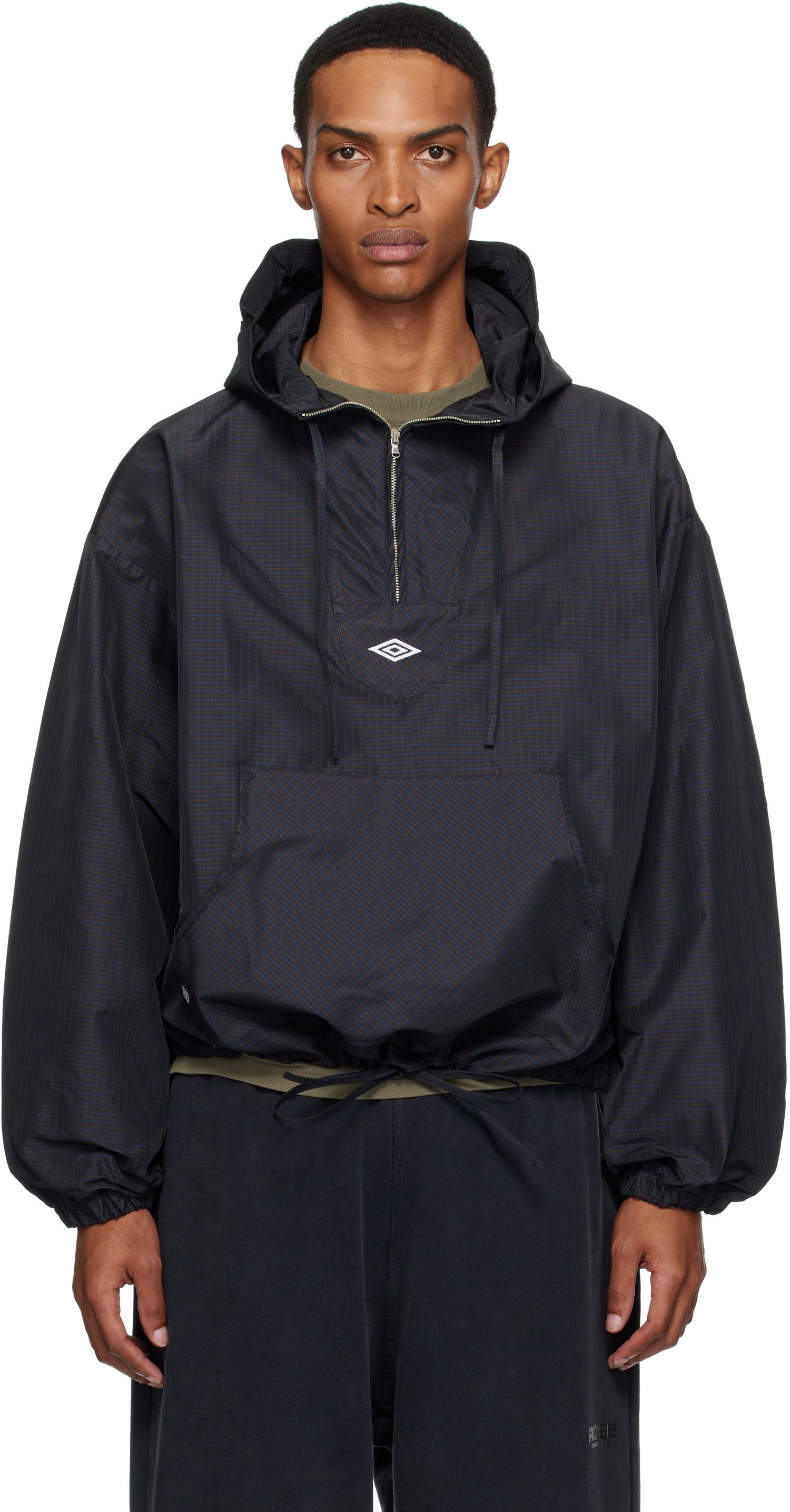 Vetrovka Umbro Hooded Half-Zip Check Mask Anorak Rôznofarebný | UBMW0289FA185, 0