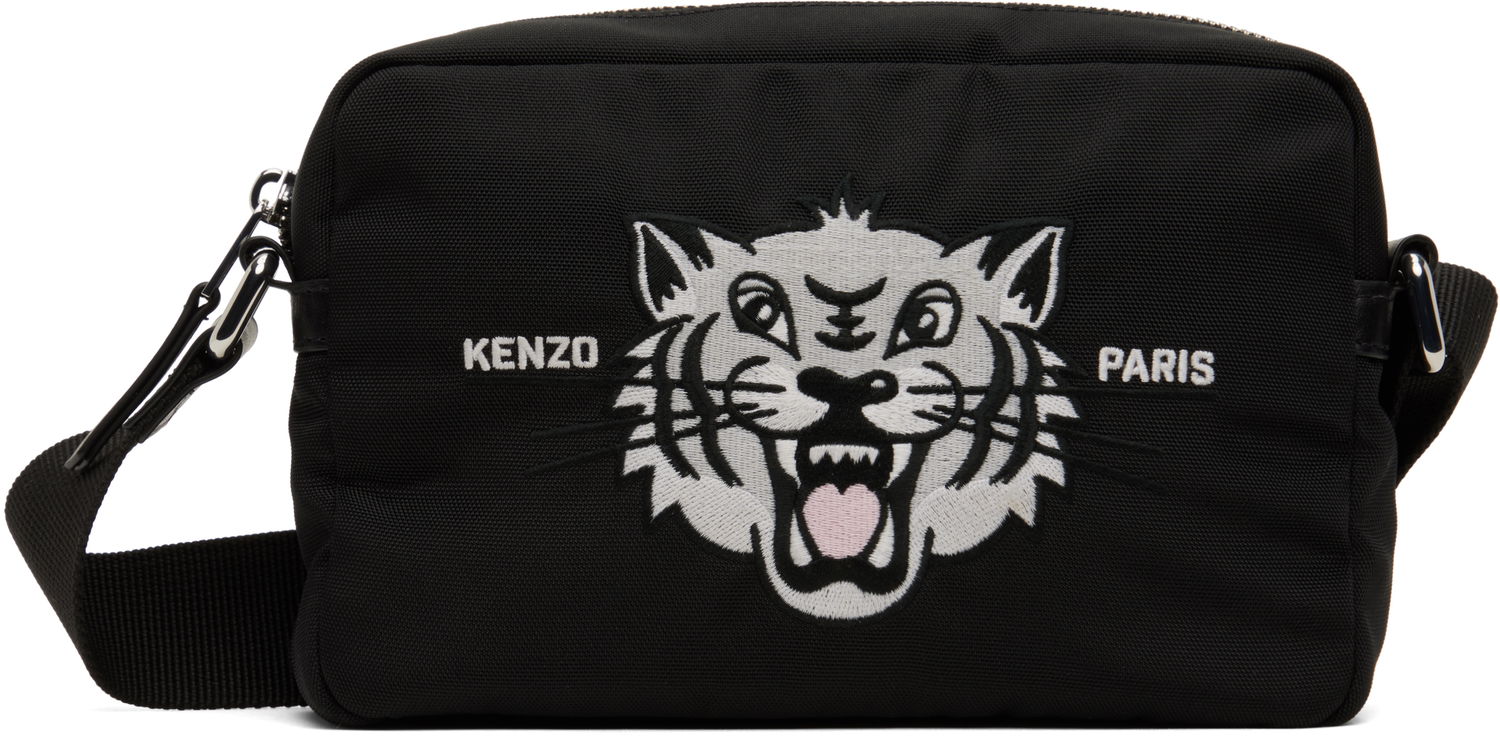 Taška cez rameno KENZO Kenzo 'Kenzo Varsity' Crossbody Bag Čierna | FF55SA618F26, 0