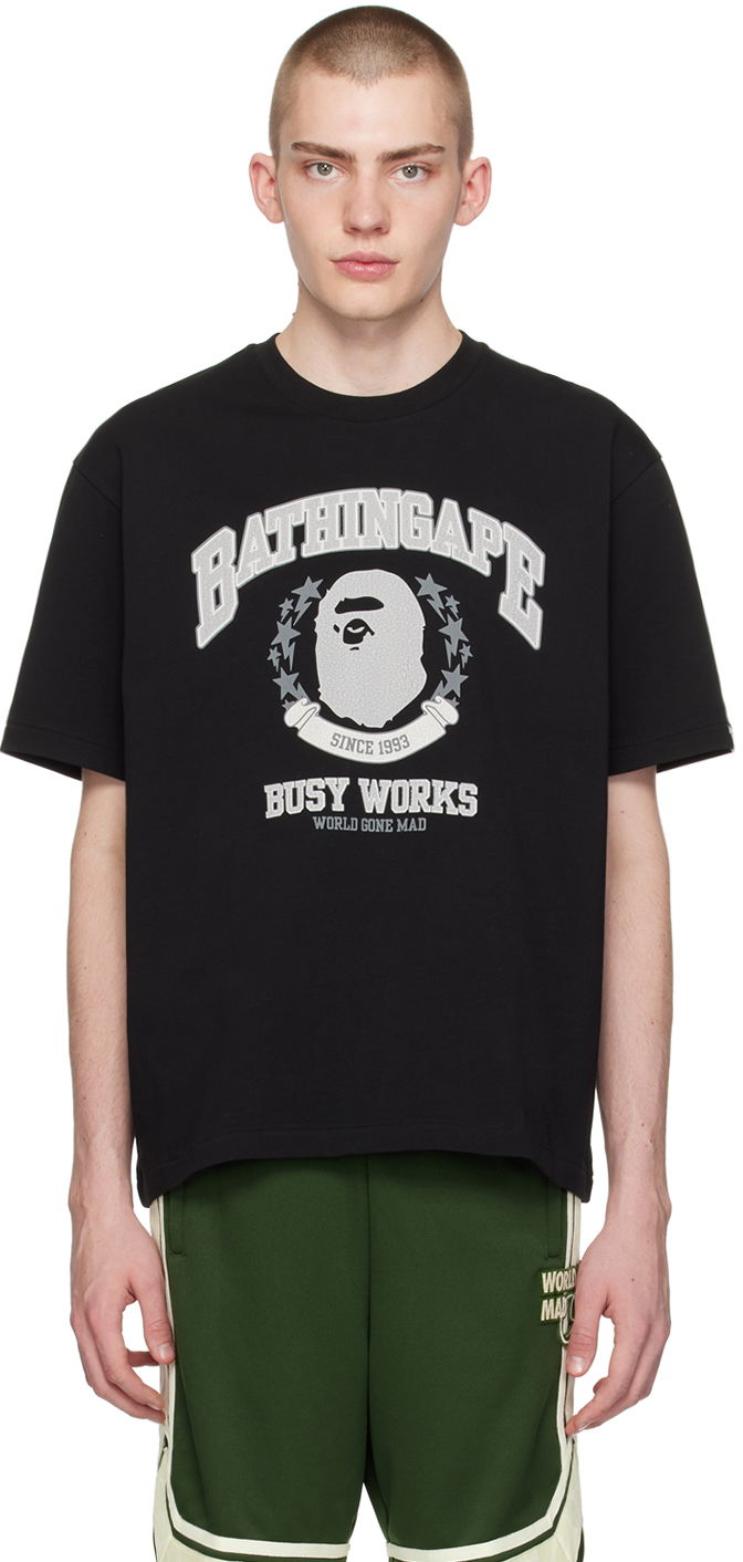 Tričko BAPE Relaxed-Fit T-Shirt Čierna | 001TEK301335M, 0