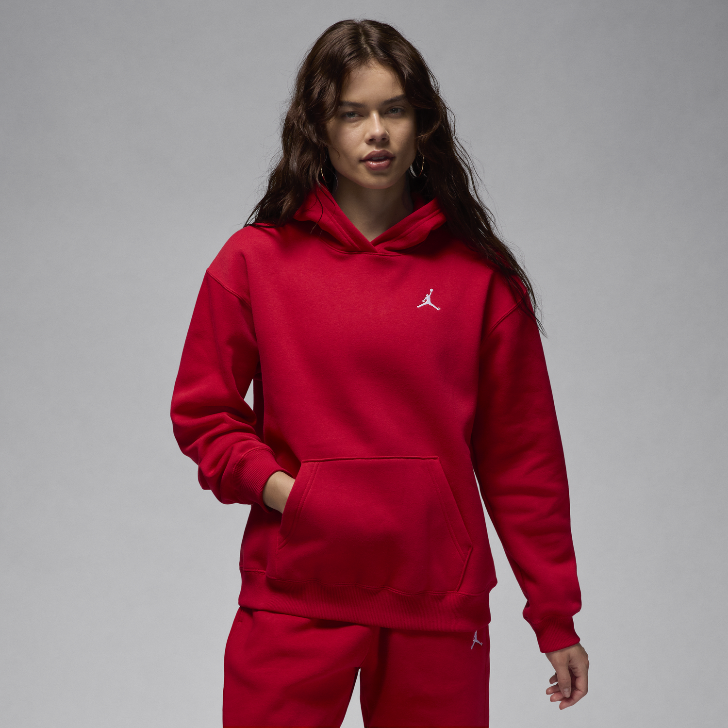Mikina Jordan Brooklyn Fleece Červená | FV7071-687, 0