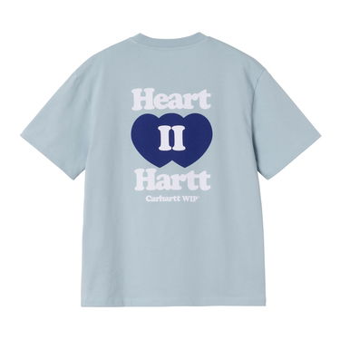 Tričko Carhartt WIP Women's Short Sleeve Heart II Hartt T-Shirt Modrá | I035259_8, 1