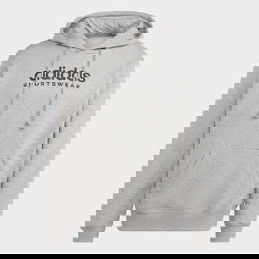 Mikina adidas Performance All SZN Fleece Graphic Hoodie Šedá | IC9772, 6