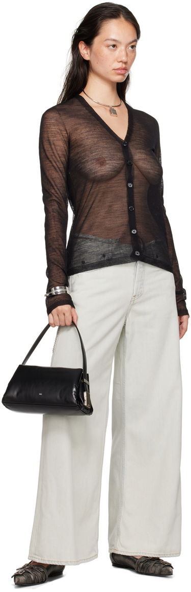 Taška cez rameno OSOI Pillow Mini Shoulder Bag Čierna | 24FWB030121001, 3
