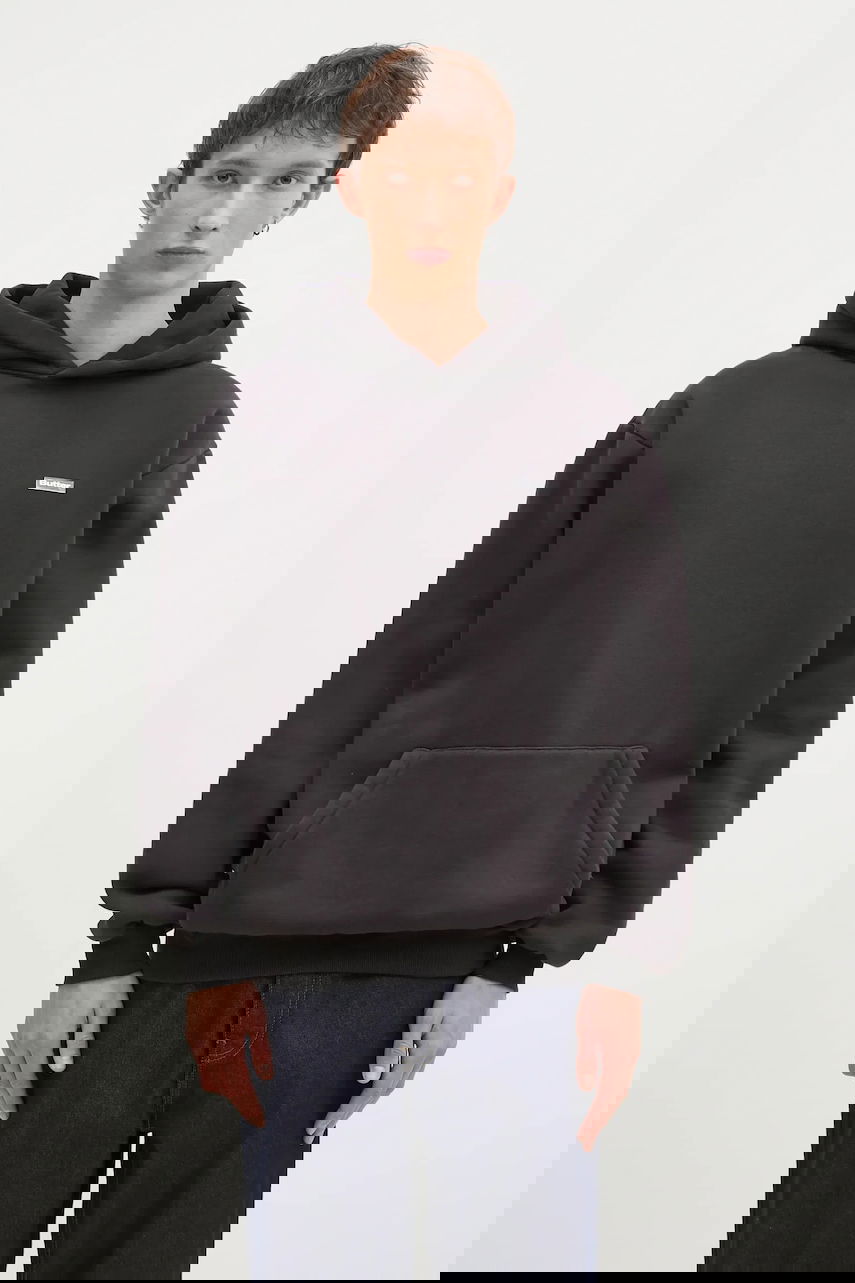 Mikina Butter Goods Plain Basic Pullover Hood Čierna | BG243203, 0