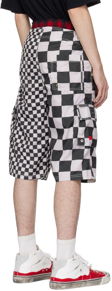 Šortky ERL Checkered Swim Shorts Čierna | ERL08UW07, 2