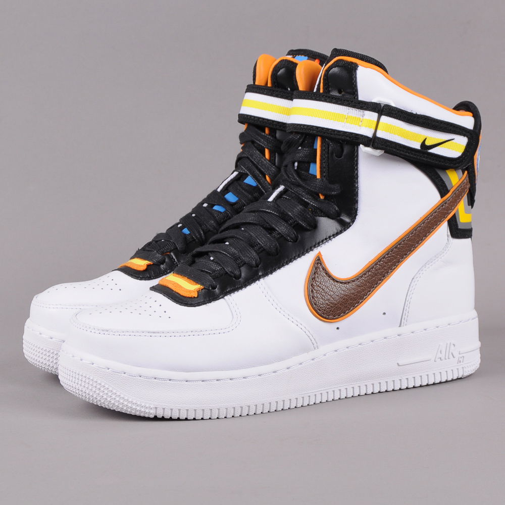 Tenisky a topánky Nike Riccardo Tisci x Air Force 1 Hi Sp ''White Baroque Brown'' Biela | 669919-120, 1