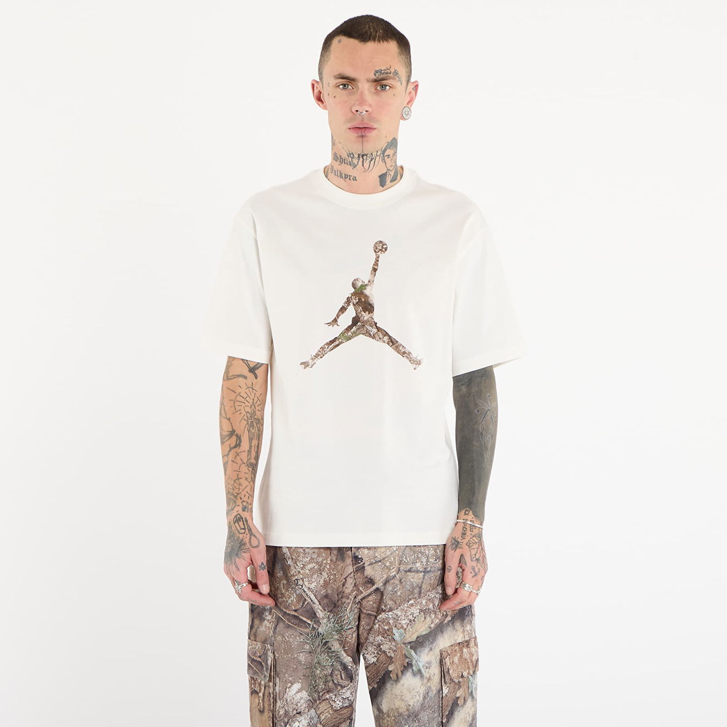 Tričko Jordan Brooklyn Realtree Jumpman T-Shirt Biela | HQ9016-133, 0