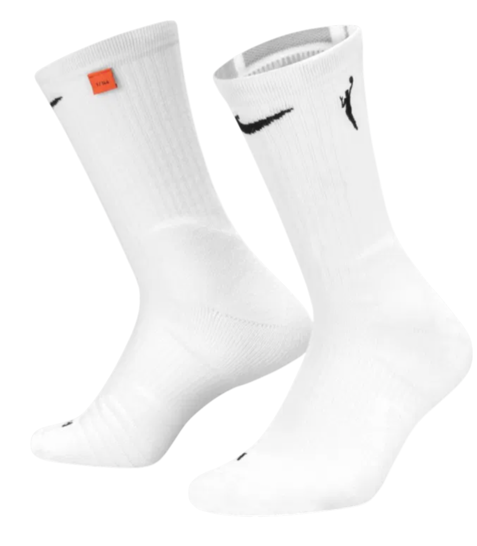 Ponožky Nike WNBA Elite Basketball Socks Biela | dn1035-100, 0