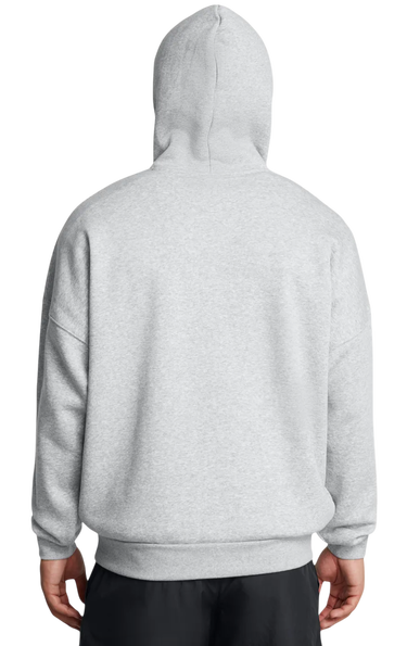 Mikina Under Armour Under Armour Icon Fleece OS Hoodie Šedá | 1387779-011, 4