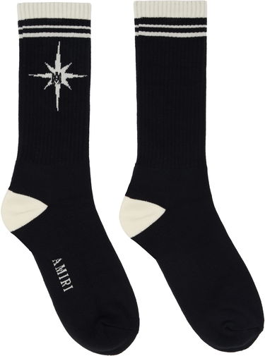 Ponožky AMIRI AMIRI Starburst Socks Čierna | AMACSK1021, 0