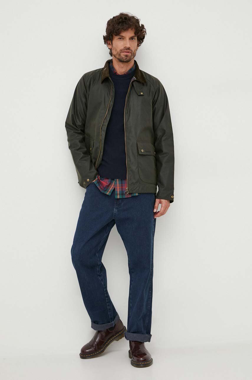 Bunda Barbour Waxed Cotton Jacket Zelené | MWX2205, 1