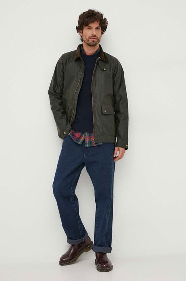 Bunda Barbour Waxed Cotton Jacket Zelené | MWX2205, 1