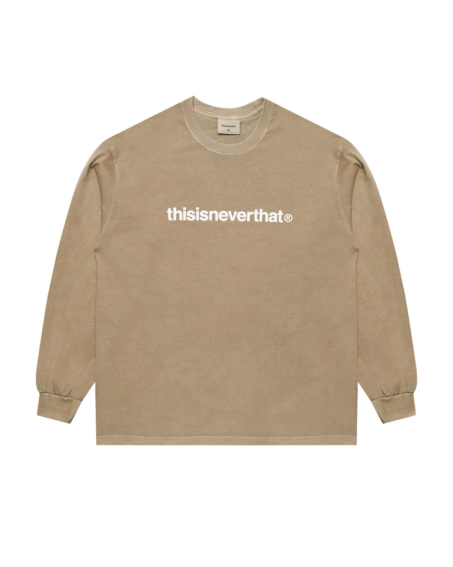 Tričko thisisneverthat Long Sleeve Graphic T-Shirt Béžová | TN243TTSLT02-COF, 0