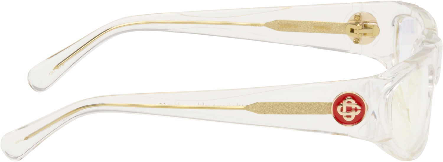 Slnečné okuliare Casablanca Sport Wrap-around Sunglasses Biela | A-AW25-EW-081-03, 1