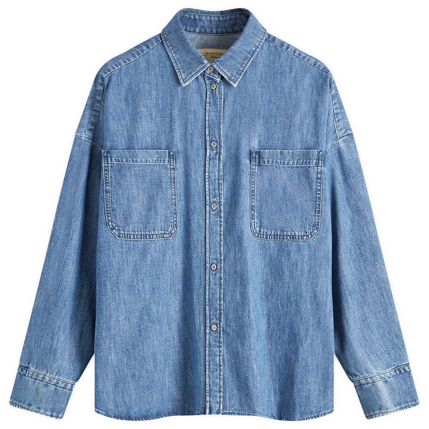 Košeľa Max Mara Weekend By Denim Shirt Modrá | 2425116042600-8, 1