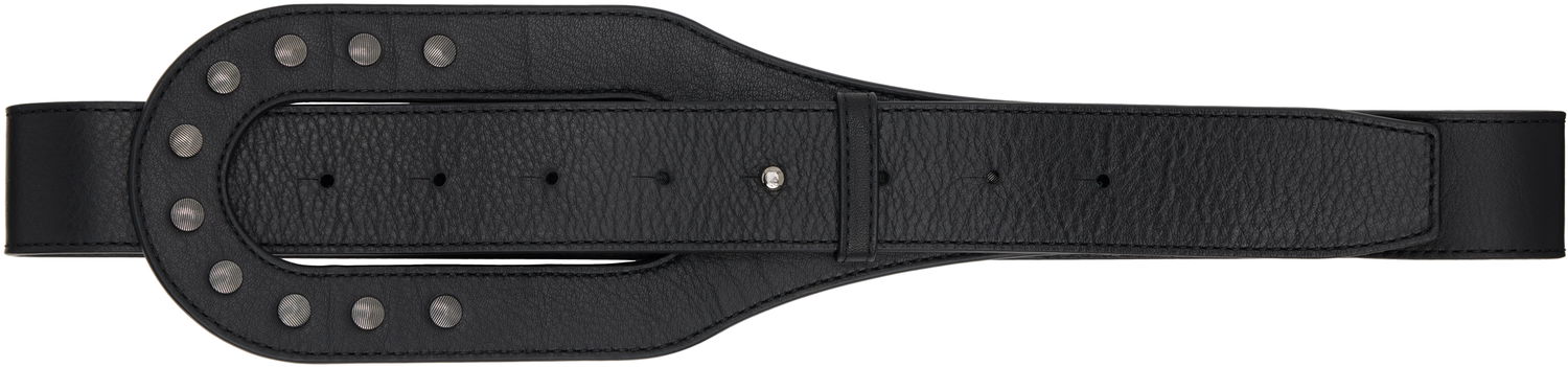 Opasok KIKO KOSTADINOV Kiko Kostadinov Orvos Leather Belt Čierna | KKAW25ACC04-124, 0