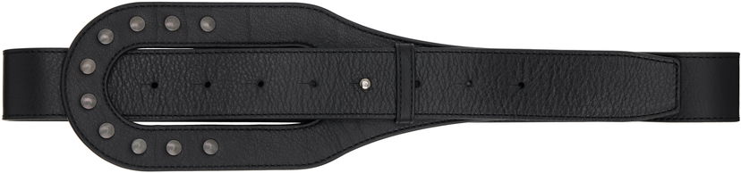 Opasok KIKO KOSTADINOV Kiko Kostadinov Orvos Leather Belt Čierna | KKAW25ACC04-124