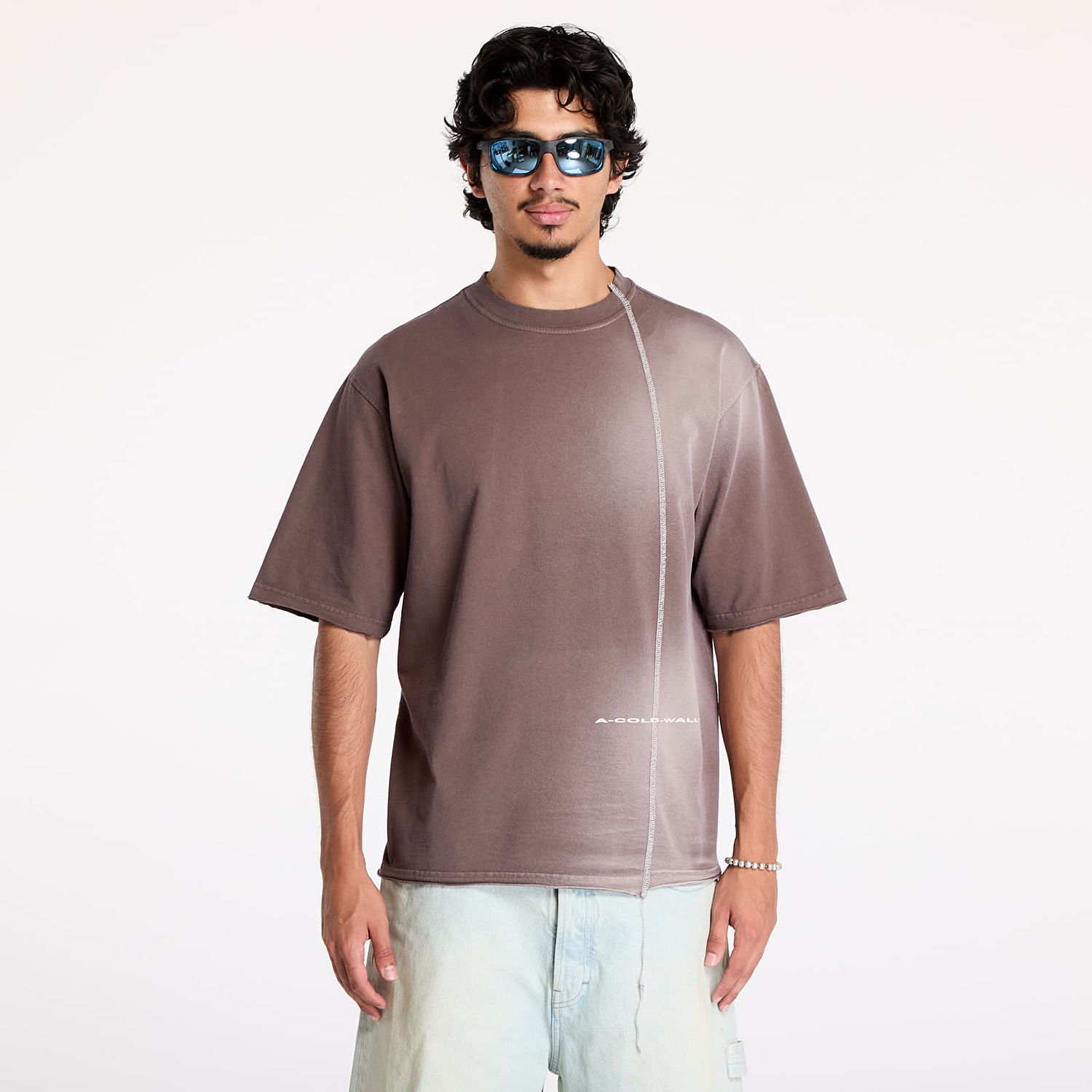 Tričko A-COLD-WALL* Oxidise T-Shirt Brown Hnedá | ACWMTS202 Brown, 0