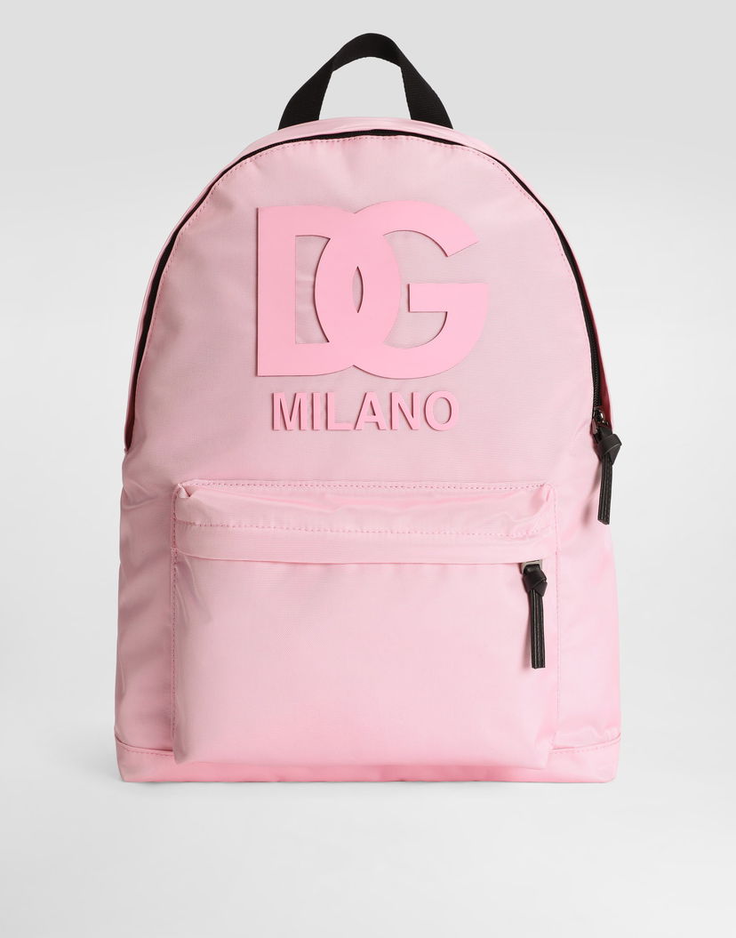Batoh Dolce & Gabbana Dolce & Gabbana Nylon Backpack with DG Logo Ružová | EM0074AM22480400
