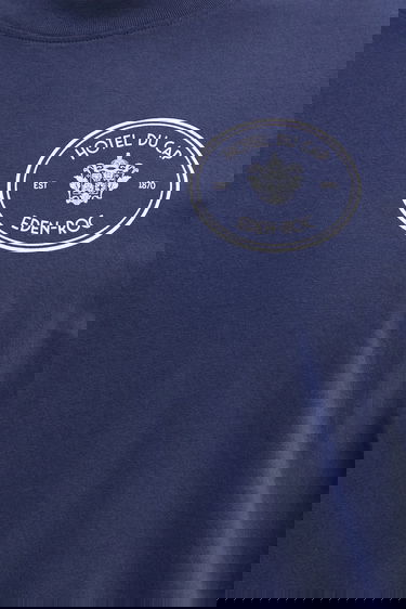 Tričko Sporty & Rich Cotton T-Shirt with Print Kennedy Crest Navy | TO04360666BL106, 6