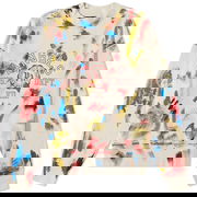 Printed College Logo Crewneck