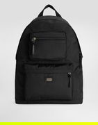 Dolce & Gabbana Embroidered Nylon Backpack