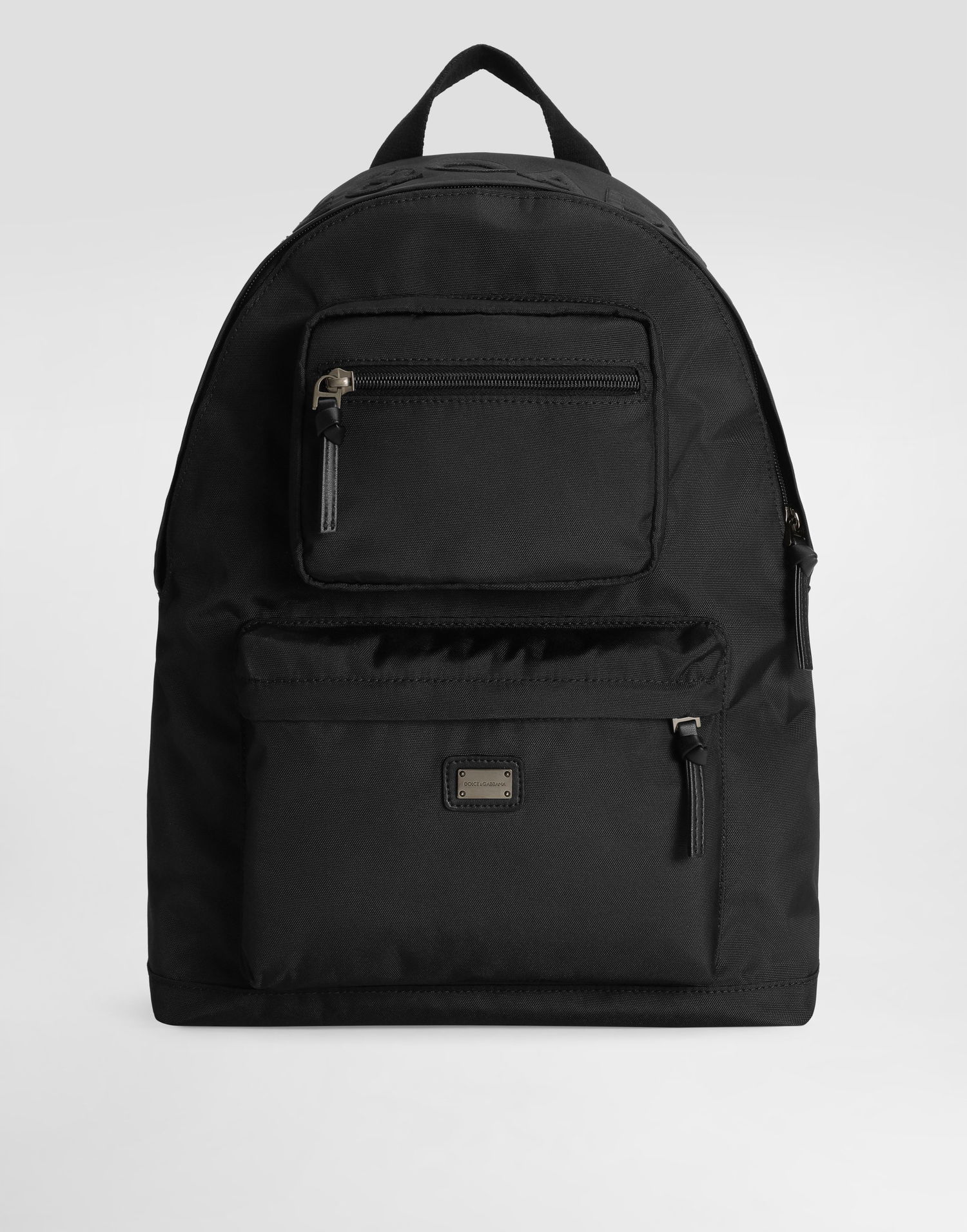 Batoh Dolce & Gabbana Dolce & Gabbana Embroidered Nylon Backpack Čierna | EM0123AN26380999, 0