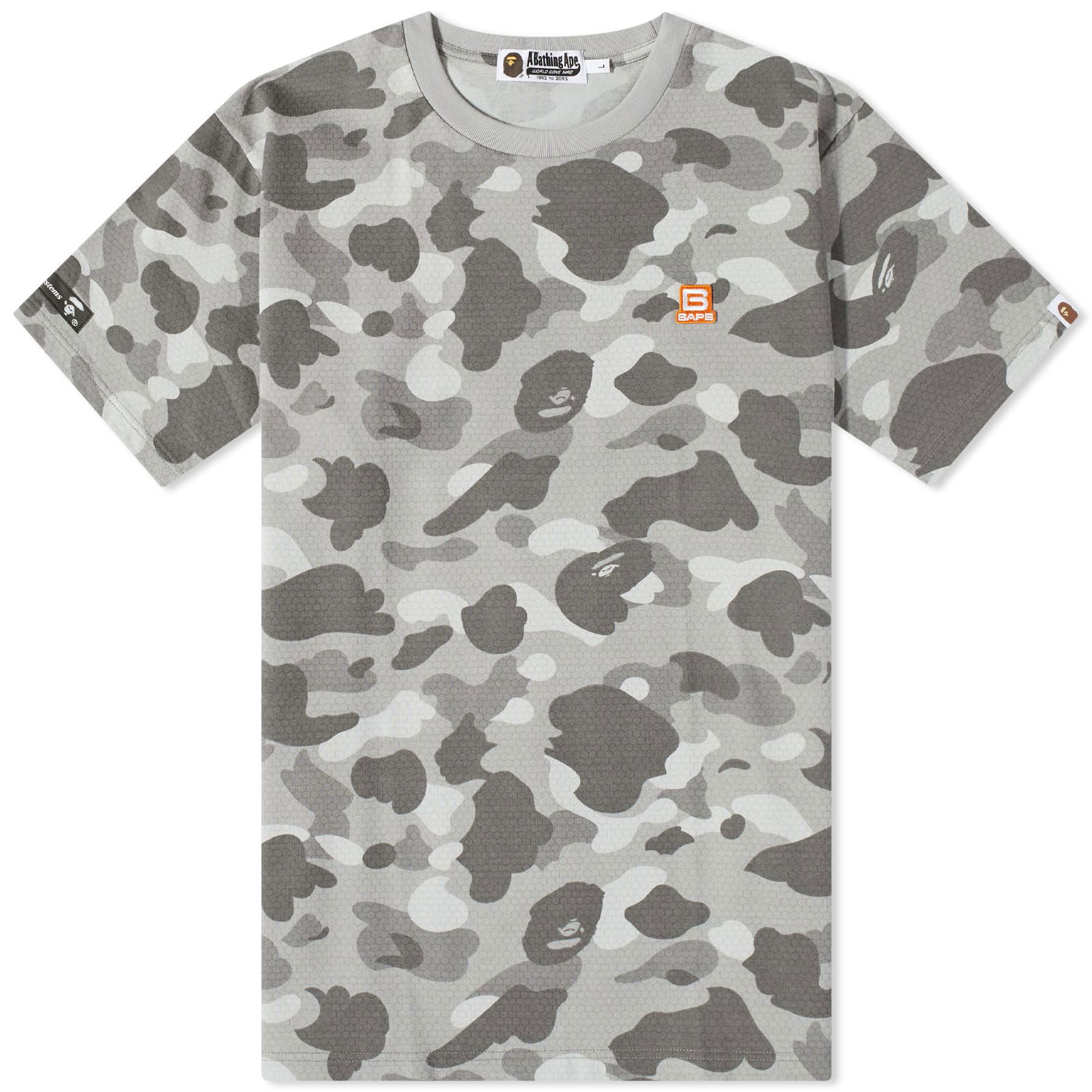 Honeycomb Camo T-Shirt Grey