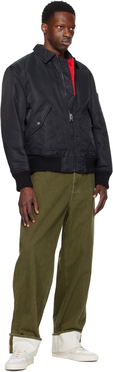 Bomber bunda BOSS HUGO Recycled Nylon Bomber Jacket Čierna | 50541604, 3