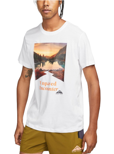 Tričko Nike Trail Dri-FIT Tee Biela | fd0120-100