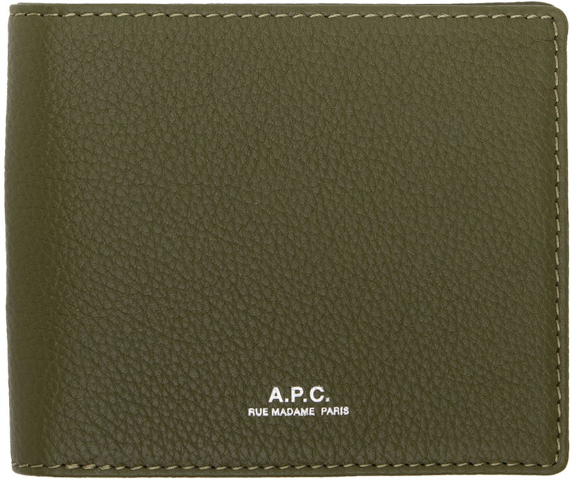 Peňaženka A.P.C. Green Aly Wallet Zelené | PXBLH-H63153