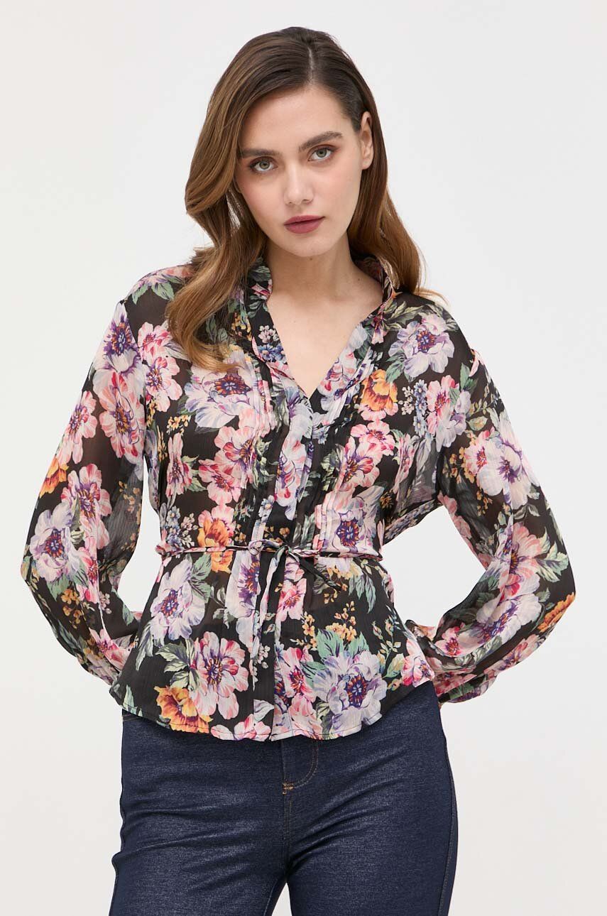 Košeľa GUESS Floral Print Shirt Rôznofarebný | W3YH29.WCWF2, 0
