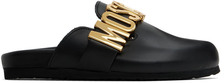 Tenisky a topánky Moschino Maxi Lettering Mules Čierna | MA10403G1LMF0000, 0