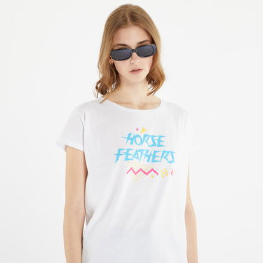 Tričko Horsefeathers Regina Tee Biela | SW886B, 2