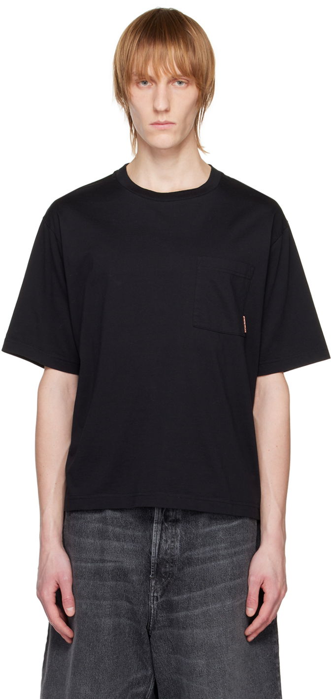 Tričko Acne Studios Crewneck T-Shirt Čierna | CL0198-, 0